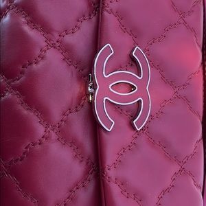 Chanel Red Cross body bag/ clutch